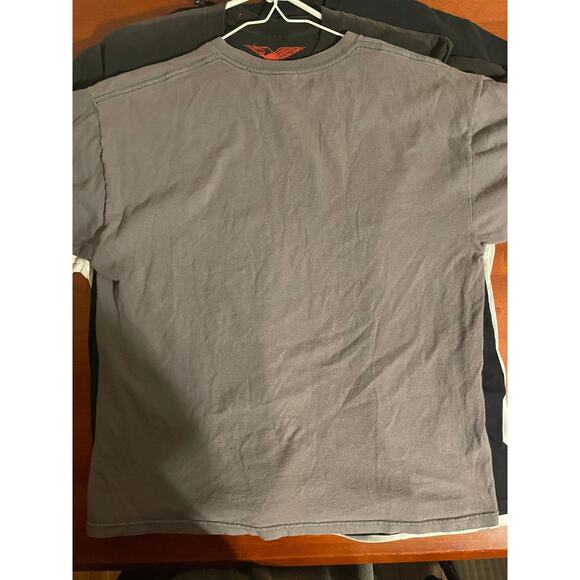 Vintage 92 Nirvana Smiley Face Tee Large Blue Anvil Tag 21x24.5 - Picture 5 of 7